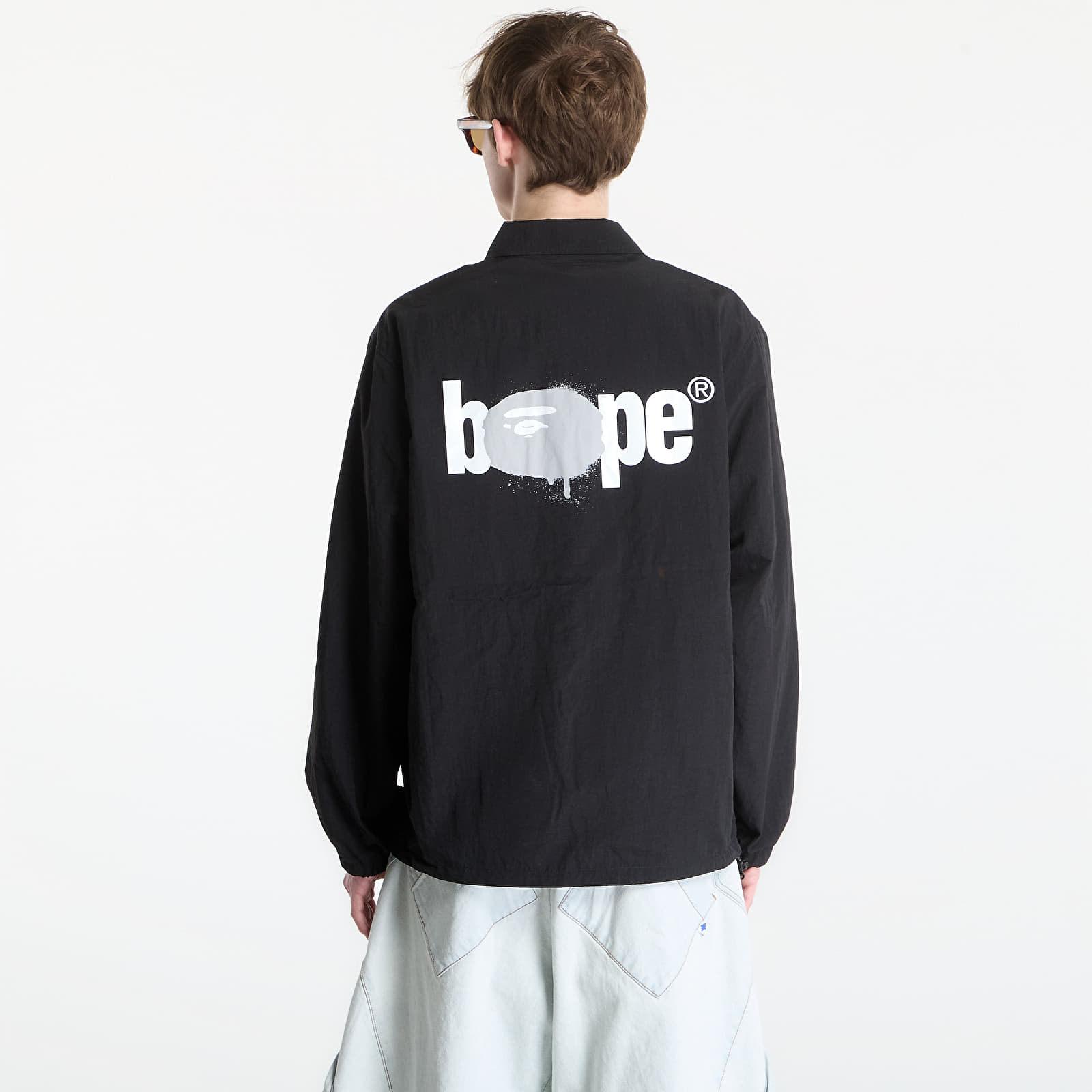 Куртки A BATHING APE Bape Reversible Coach Jacket UNISEX Black
