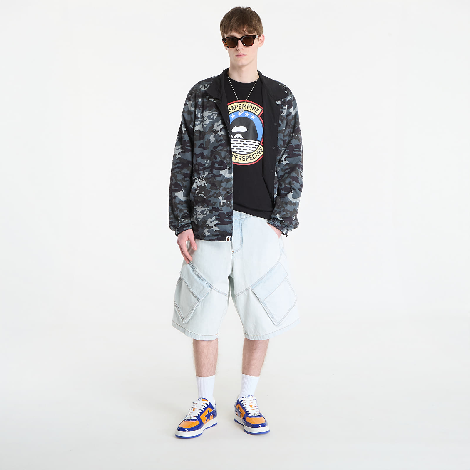 Куртки A BATHING APE Bape Reversible Coach Jacket UNISEX Black