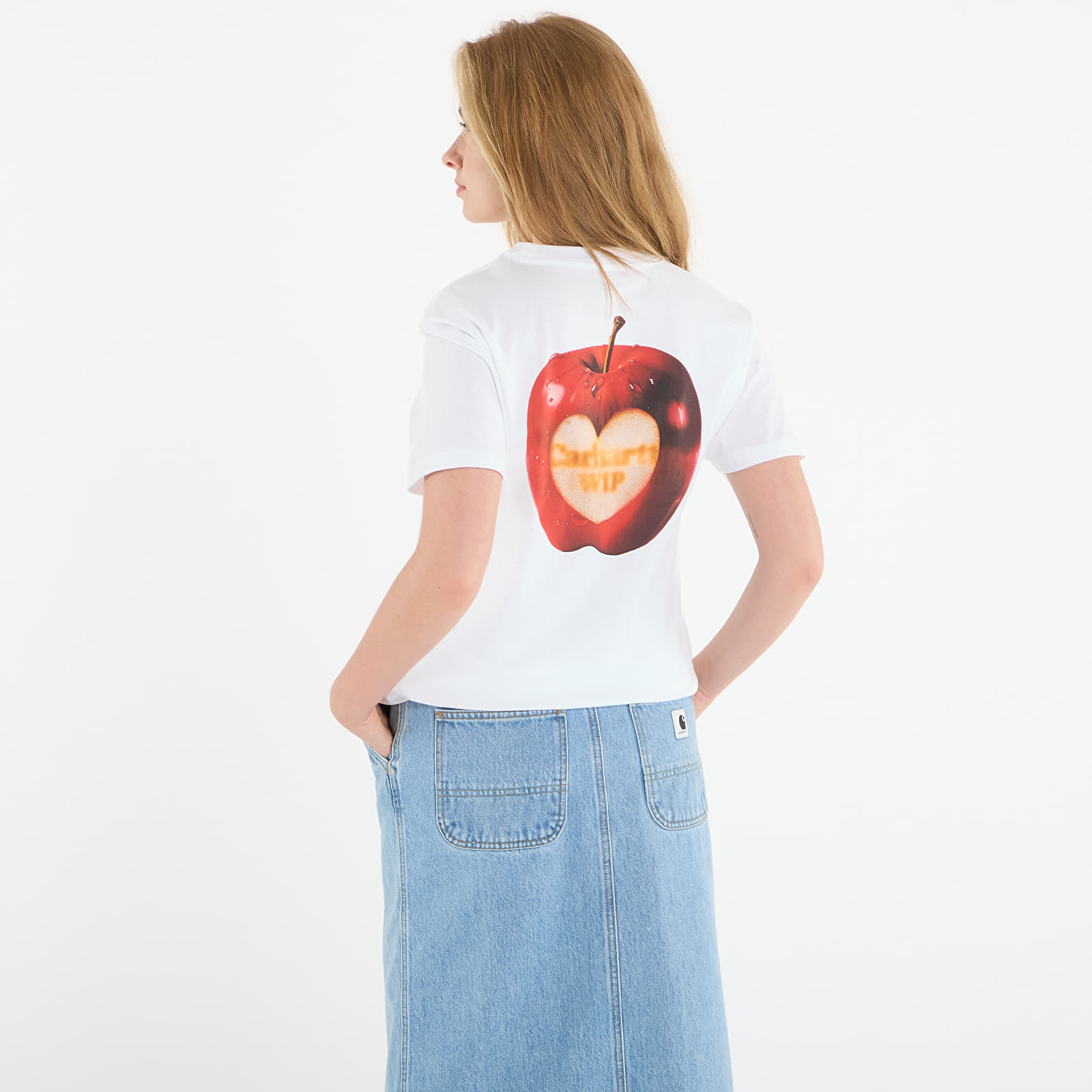 T-shirts för kvinnor Carhartt WIP W' S/S Spoiled T-Shirt White