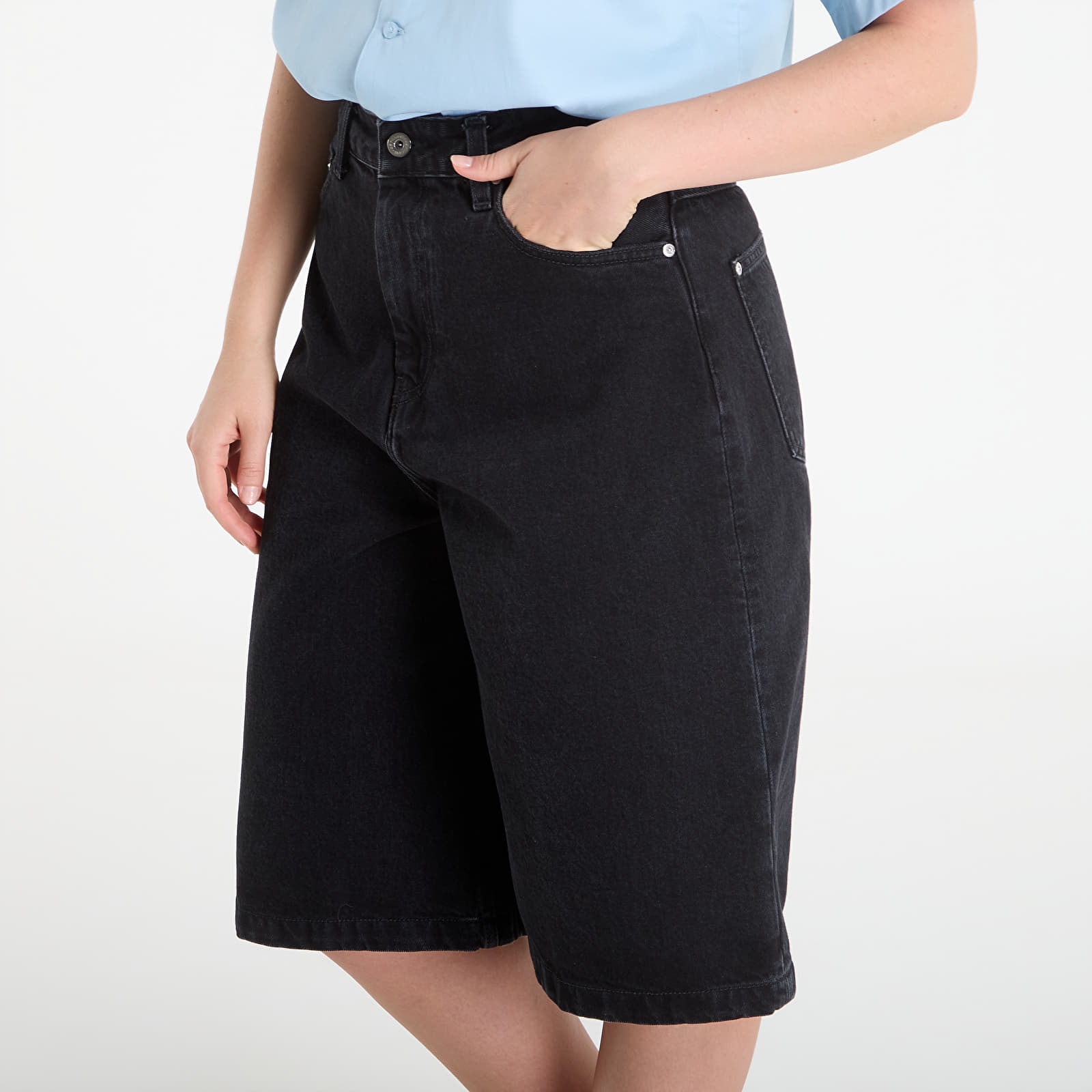 Ženske kratke hlače Carhartt WIP W' Belmont Short Black