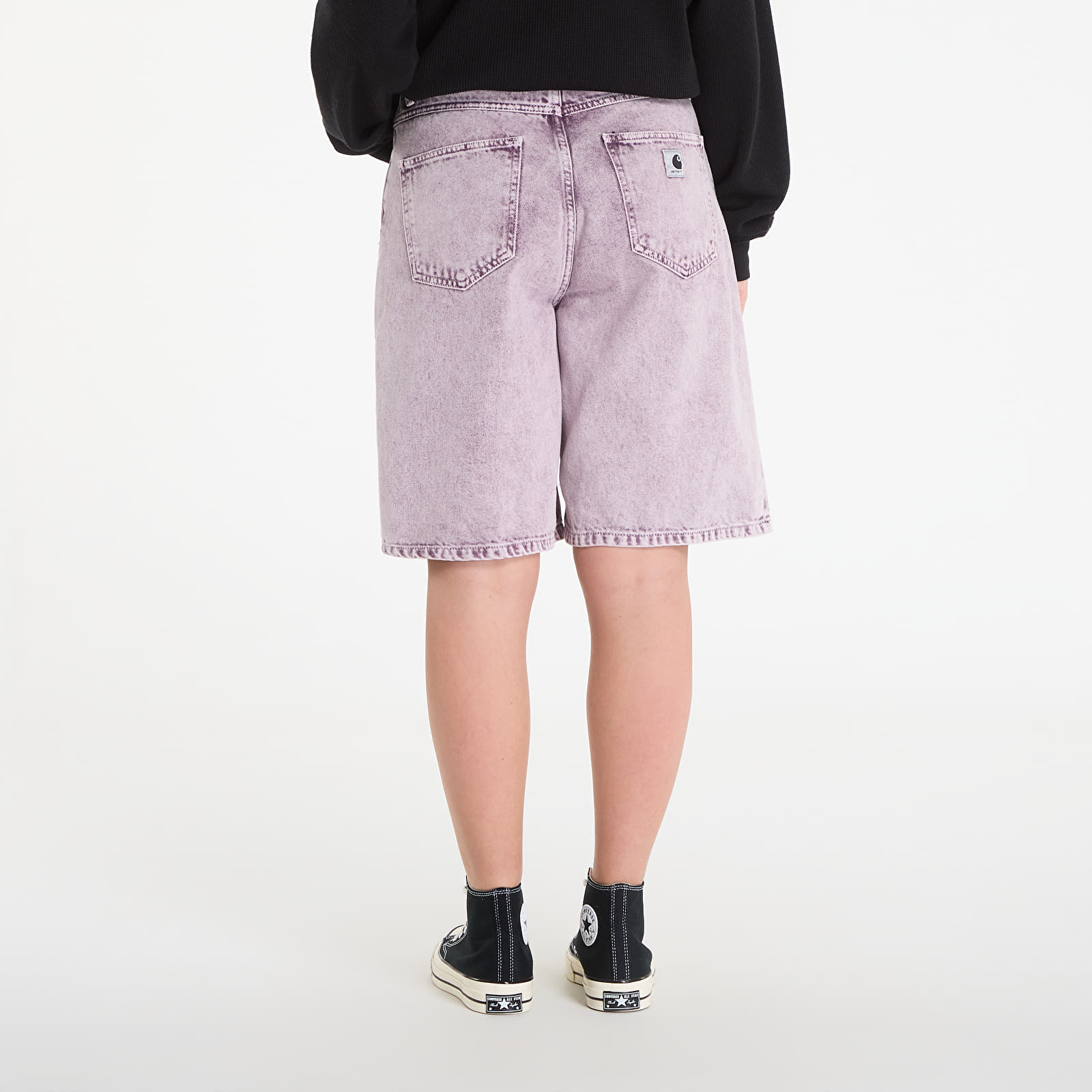Shorts för kvinnor Carhartt WIP W' Brandon Short Cozy Purple Chalk Wash