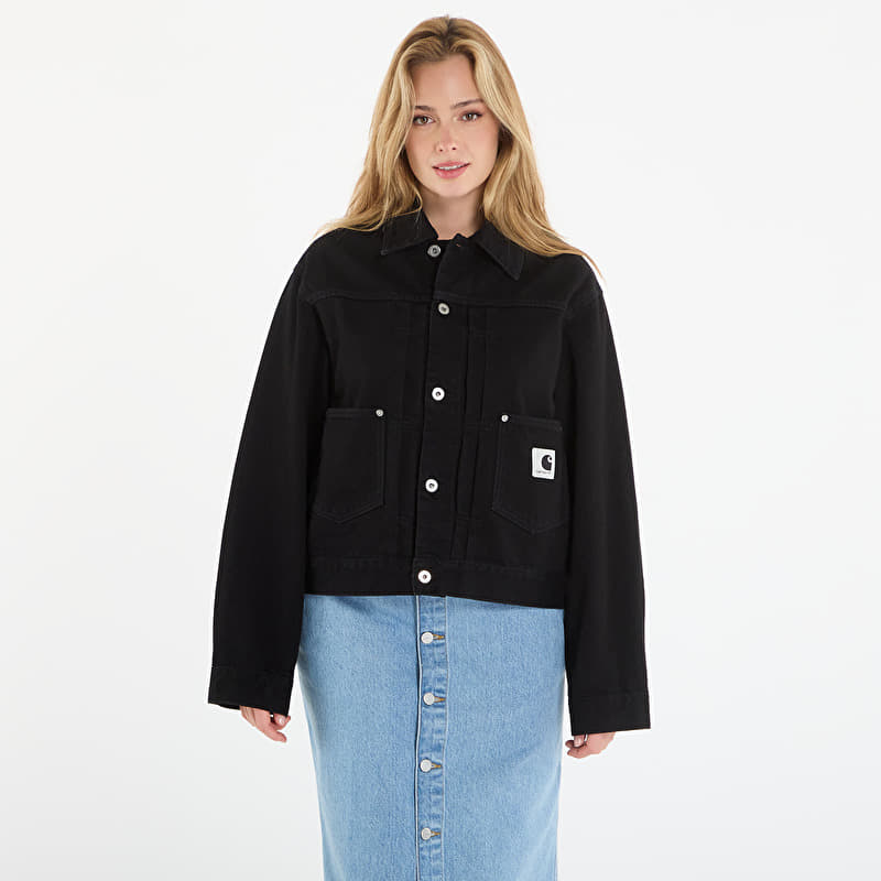 Jakke Carhartt WIP W' Belmar Jacket Black Rinsed