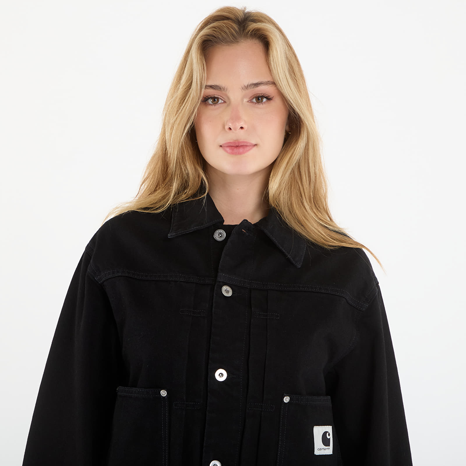 Jackor för kvinnor Carhartt WIP W' Belmar Jacket Black Rinsed
