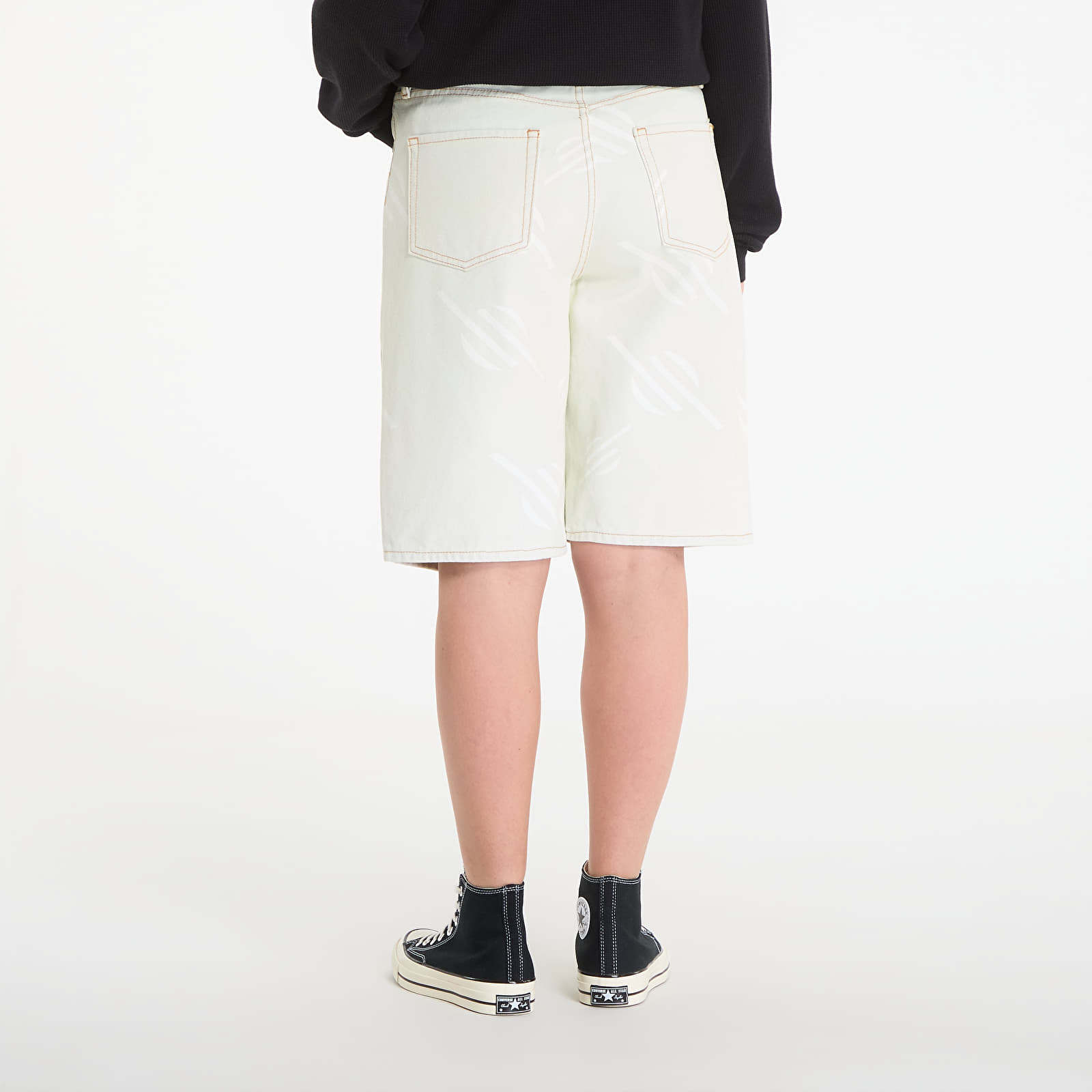 Naiste lühikesed püksid Daily Paper Monogram Canvas Shorts Foggy Dew