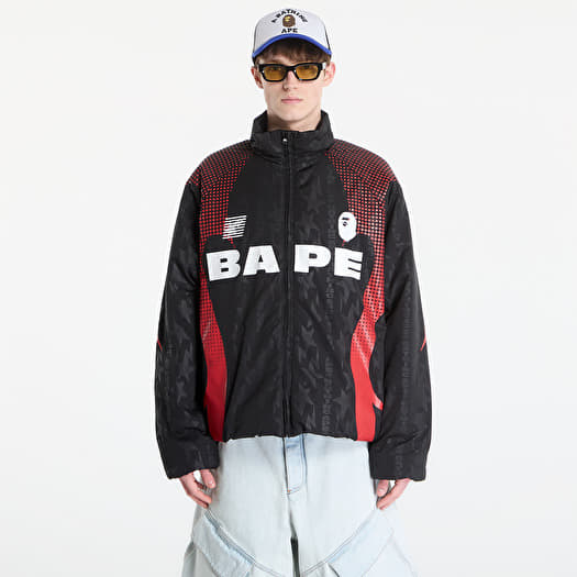 Jachetă A BATHING APE Aba Frame Monogram Jacquard Multi Logo Padded Jacket UNISEX Black
