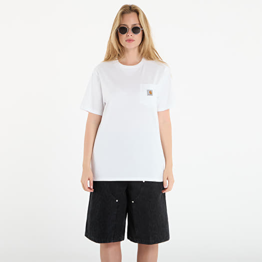 Тениска Carhartt WIP Pocket Short Sleeve T-Shirt UNISEX White