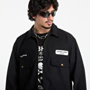 ジャケット・アウター neighborhood LEATHER ZIP WORK JACKET Jackets NEIGHBORHOOD Zip Work Jacket Black (261TSNH-JKM03 Black
