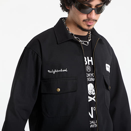 Jackets NEIGHBORHOOD Zip Work Jacket Black (261TSNH-JKM03 Black