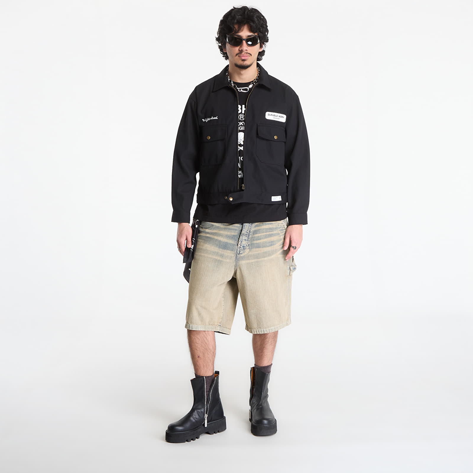 Куртки NEIGHBORHOOD Zip Work Jacket Black