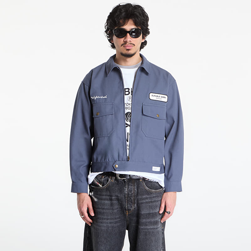 NEIGHBORHOOD Zip Work Jacket Blue/ Gray