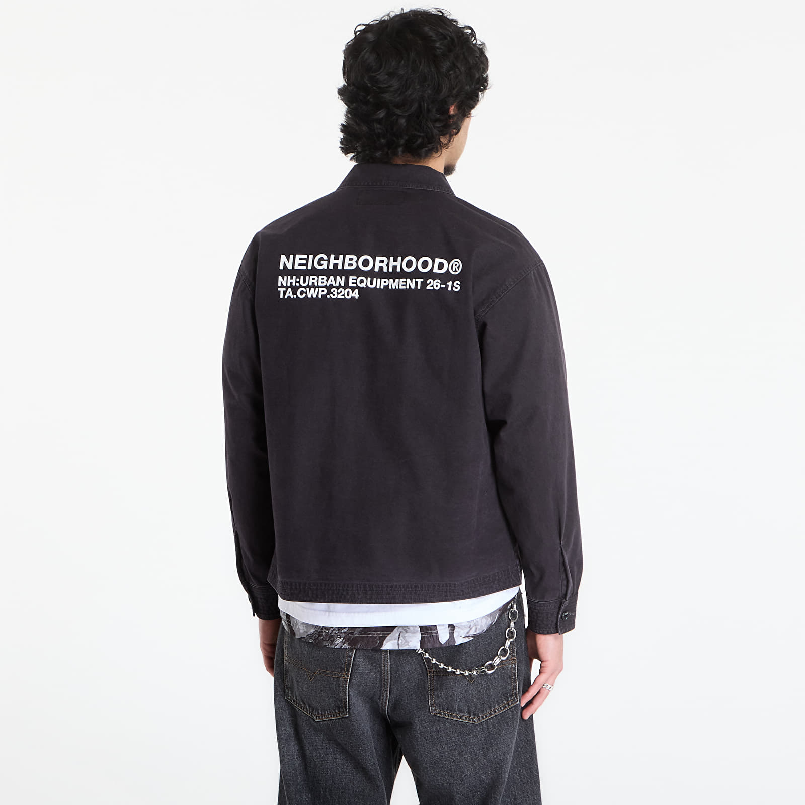Сорочки NEIGHBORHOOD Zip Field Shirt Ls Black