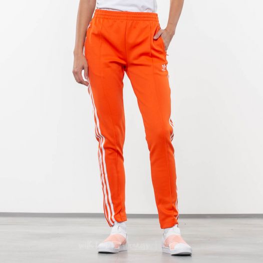 Adidas track best sale pants orange