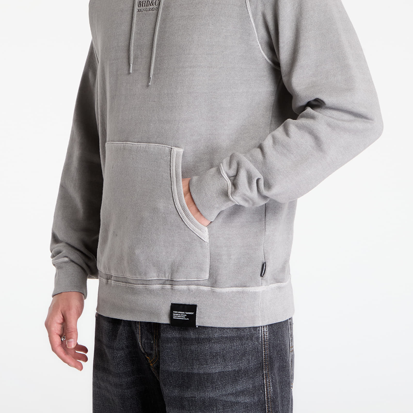 Sudaderas NEIGHBORHOOD Pigment Dyed Sweat Hoodie Ls Gray