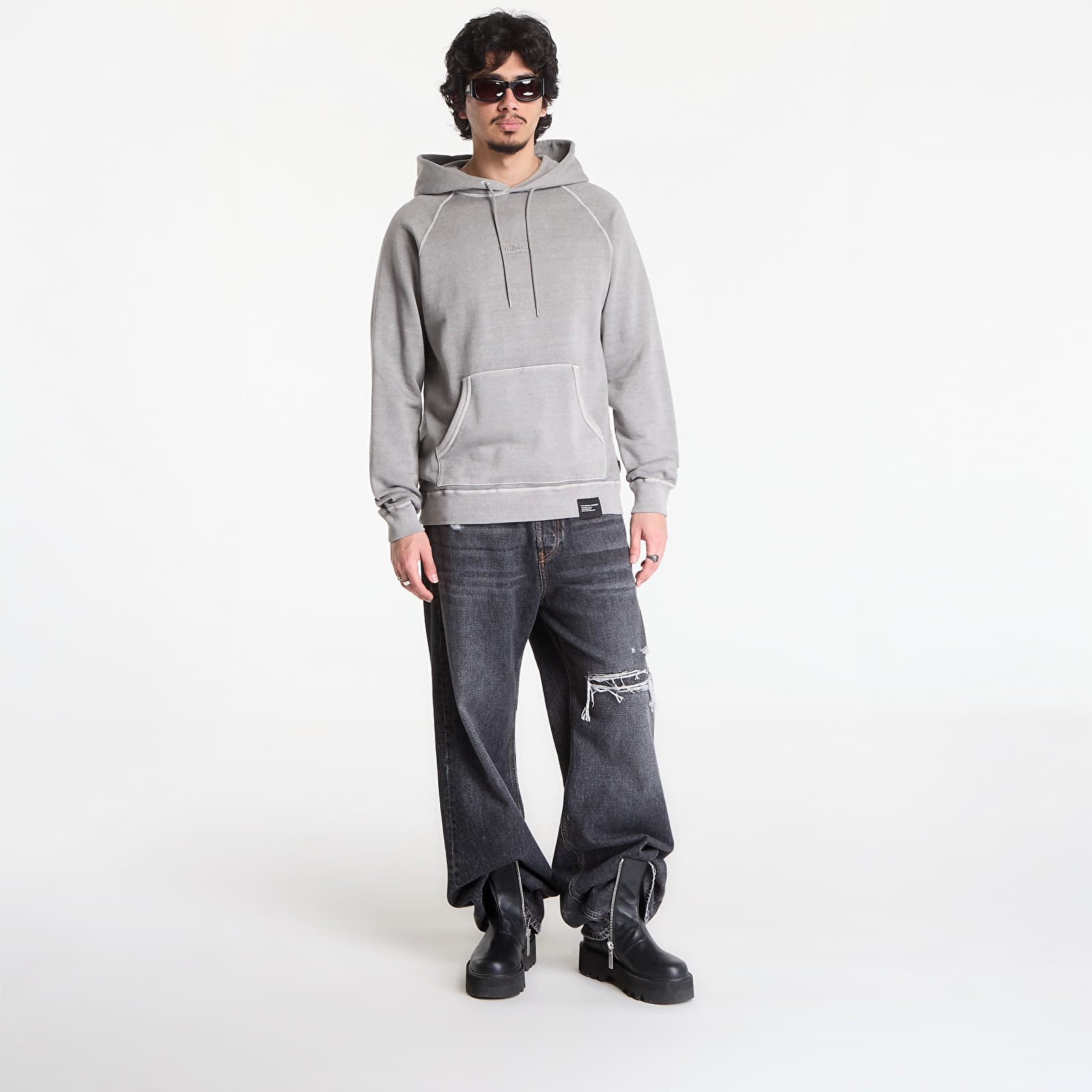 Sudaderas NEIGHBORHOOD Pigment Dyed Sweat Hoodie Ls Gray