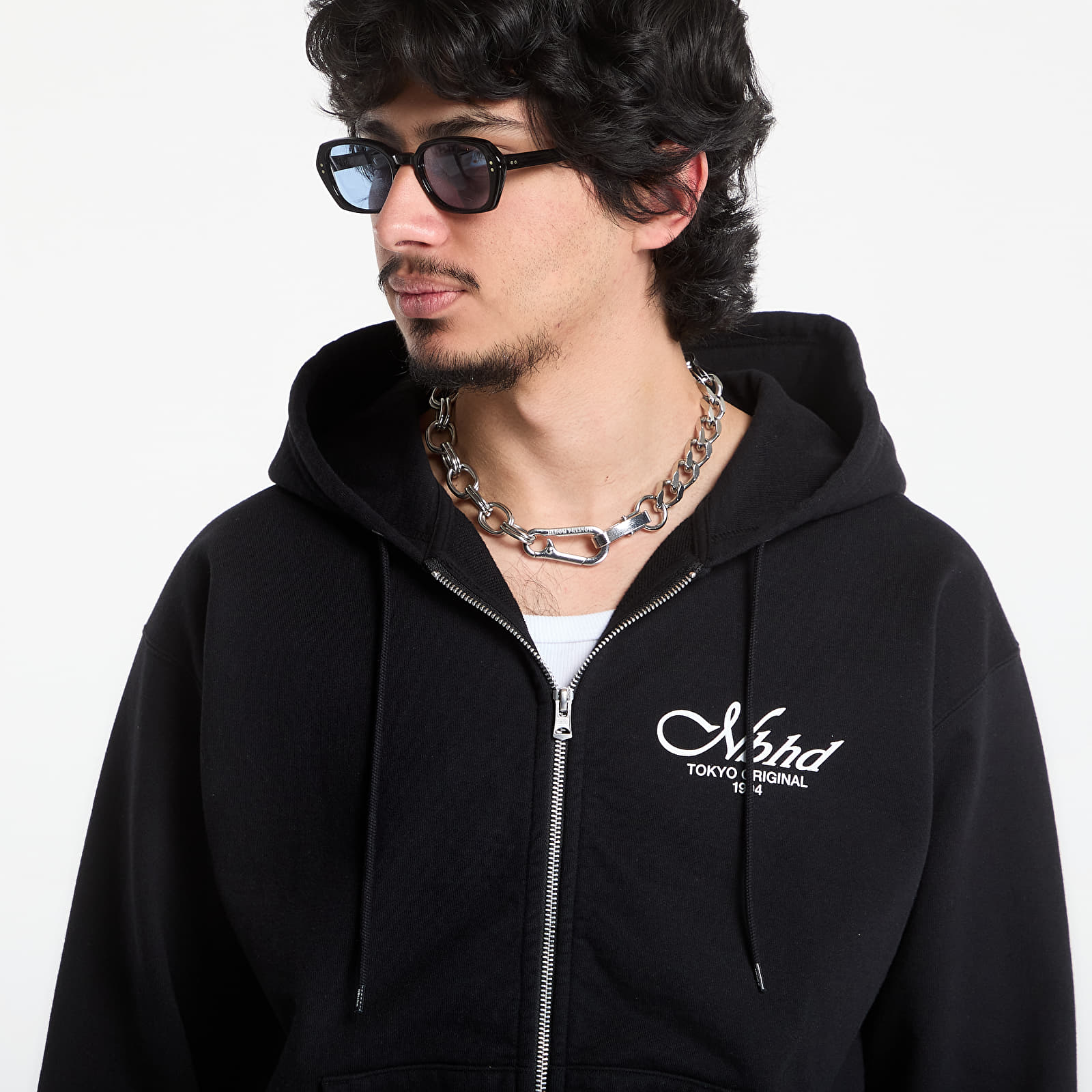 Mikiny NEIGHBORHOOD Staple Sweat Zip Hoodie Ls Black