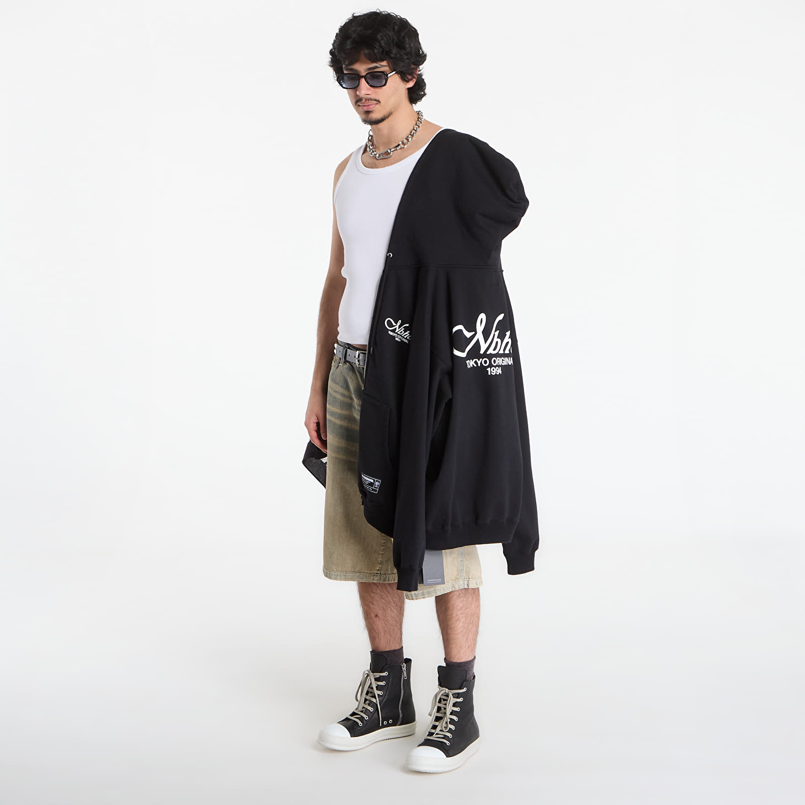 Mikiny NEIGHBORHOOD Staple Sweat Zip Hoodie Ls Black