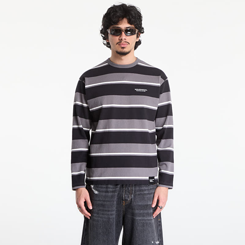 Mikina NEIGHBORHOOD Border Crew Neck Ls Gray