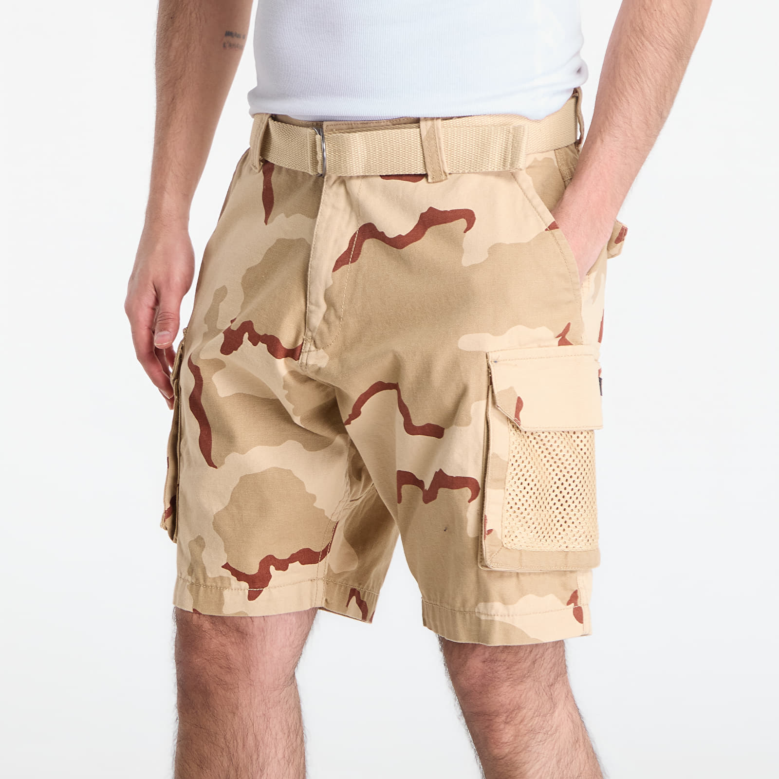Šorti Alpha Industries Mesh Utility Short Camo Desert Camo 91