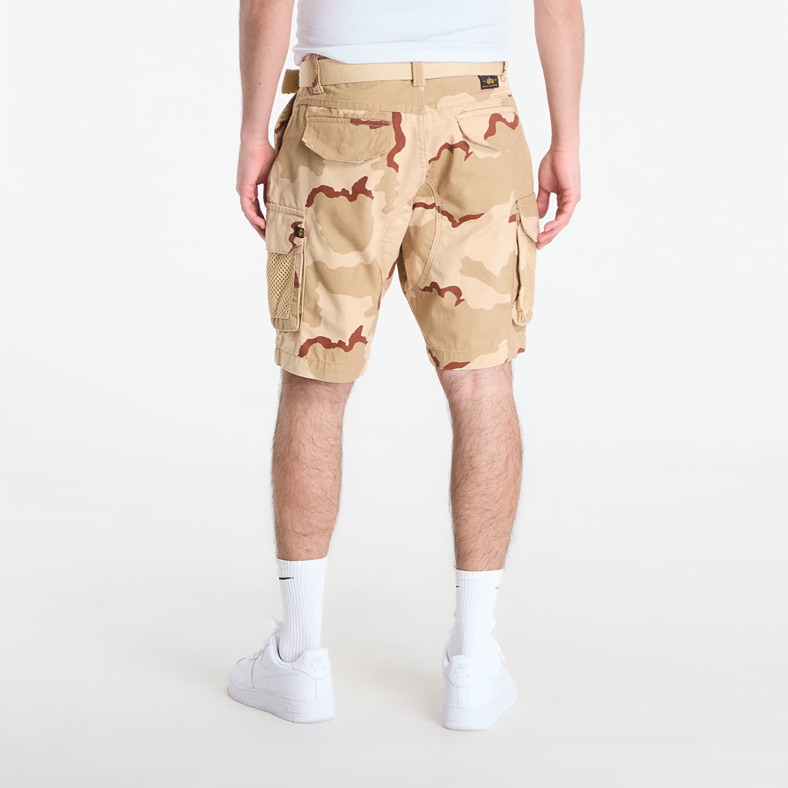 Šorti Alpha Industries Mesh Utility Short Camo Desert Camo 91