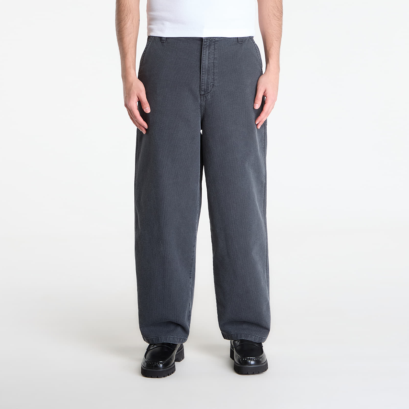 Men's trousers Carhartt WIP Parrish Pant Obsidian