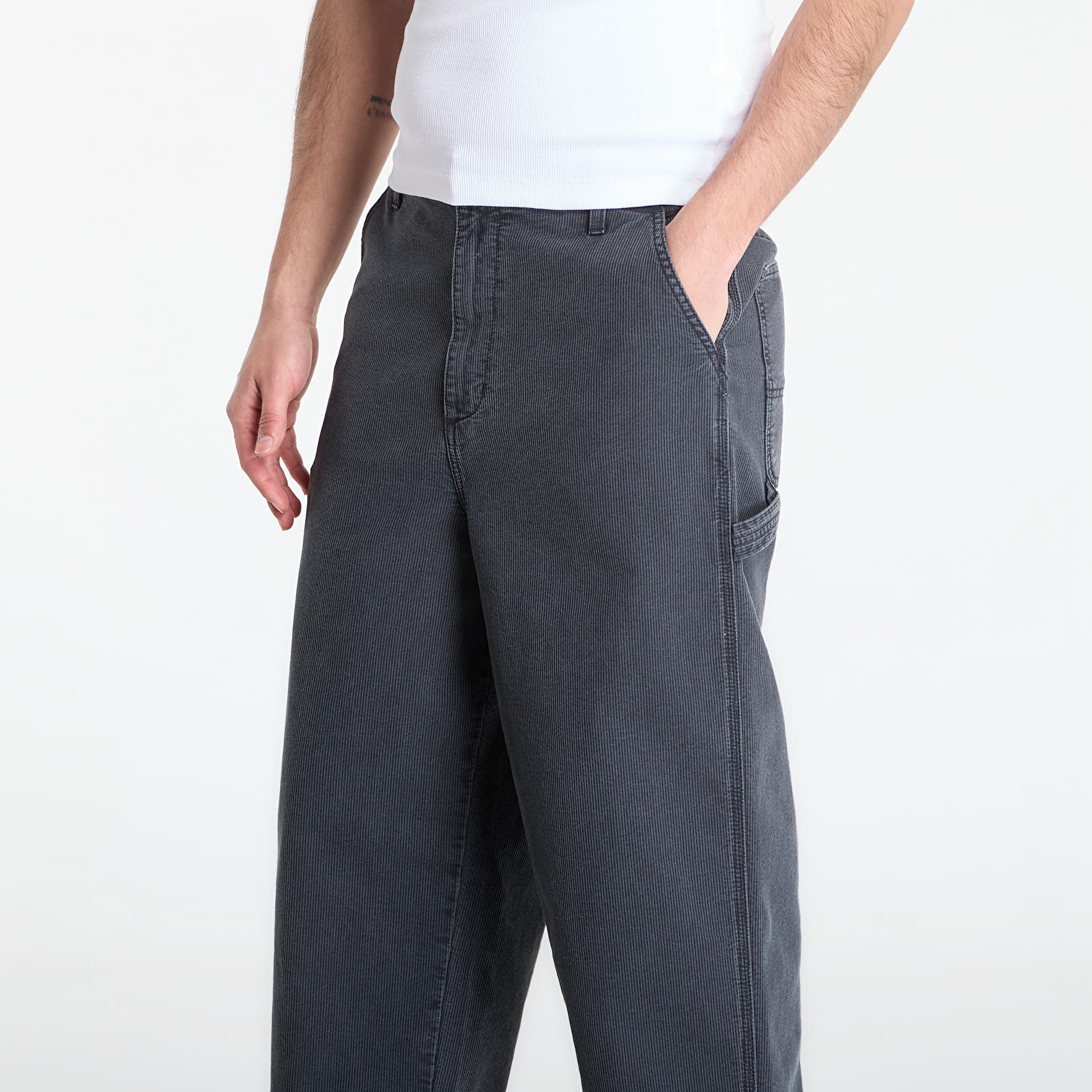 Men's trousers Carhartt WIP Parrish Pant Obsidian