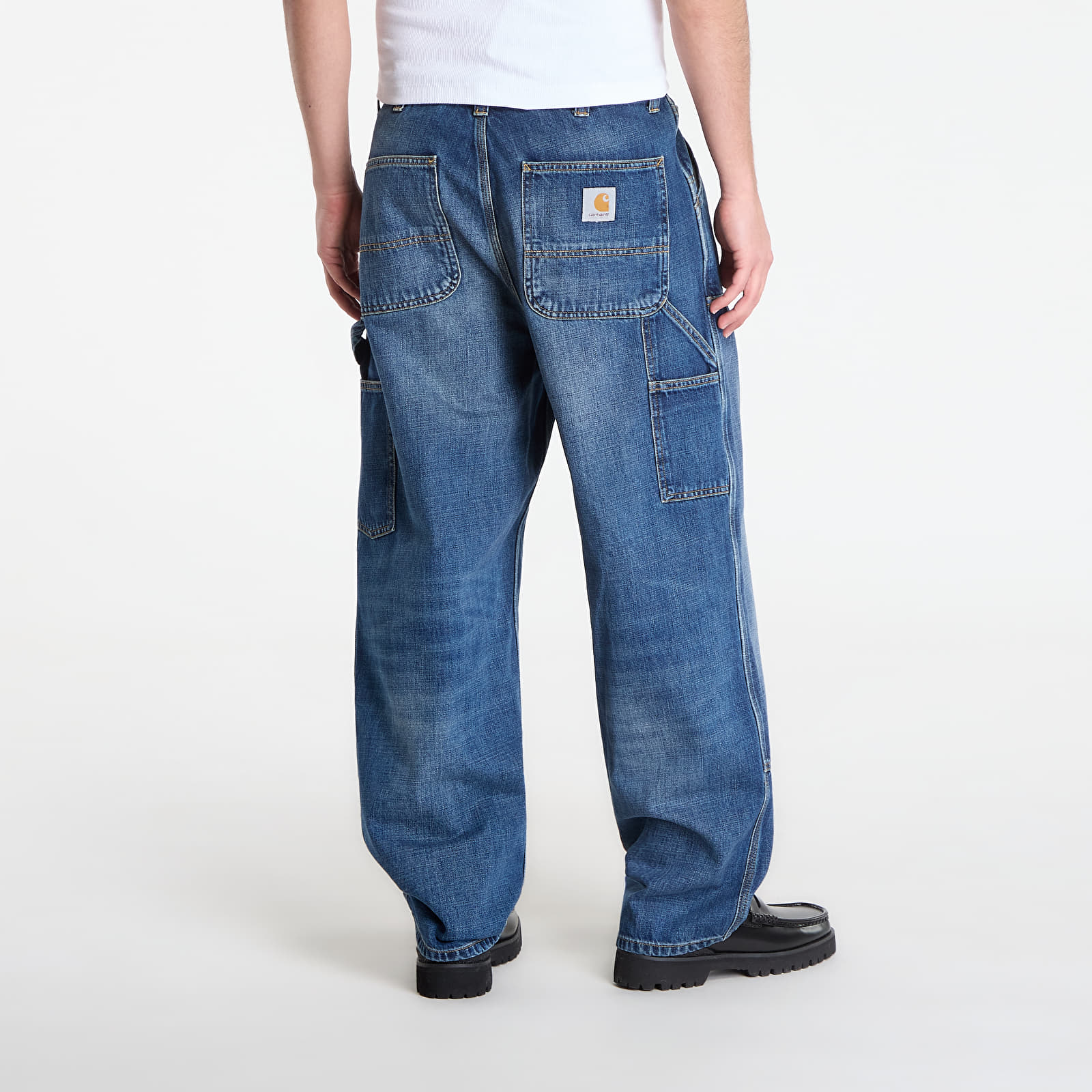 Vyriški džinsai Carhartt WIP OG Double Knee Pant Blue