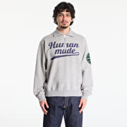 HUMAN MADE Half-Zip Sweatshirt Gray