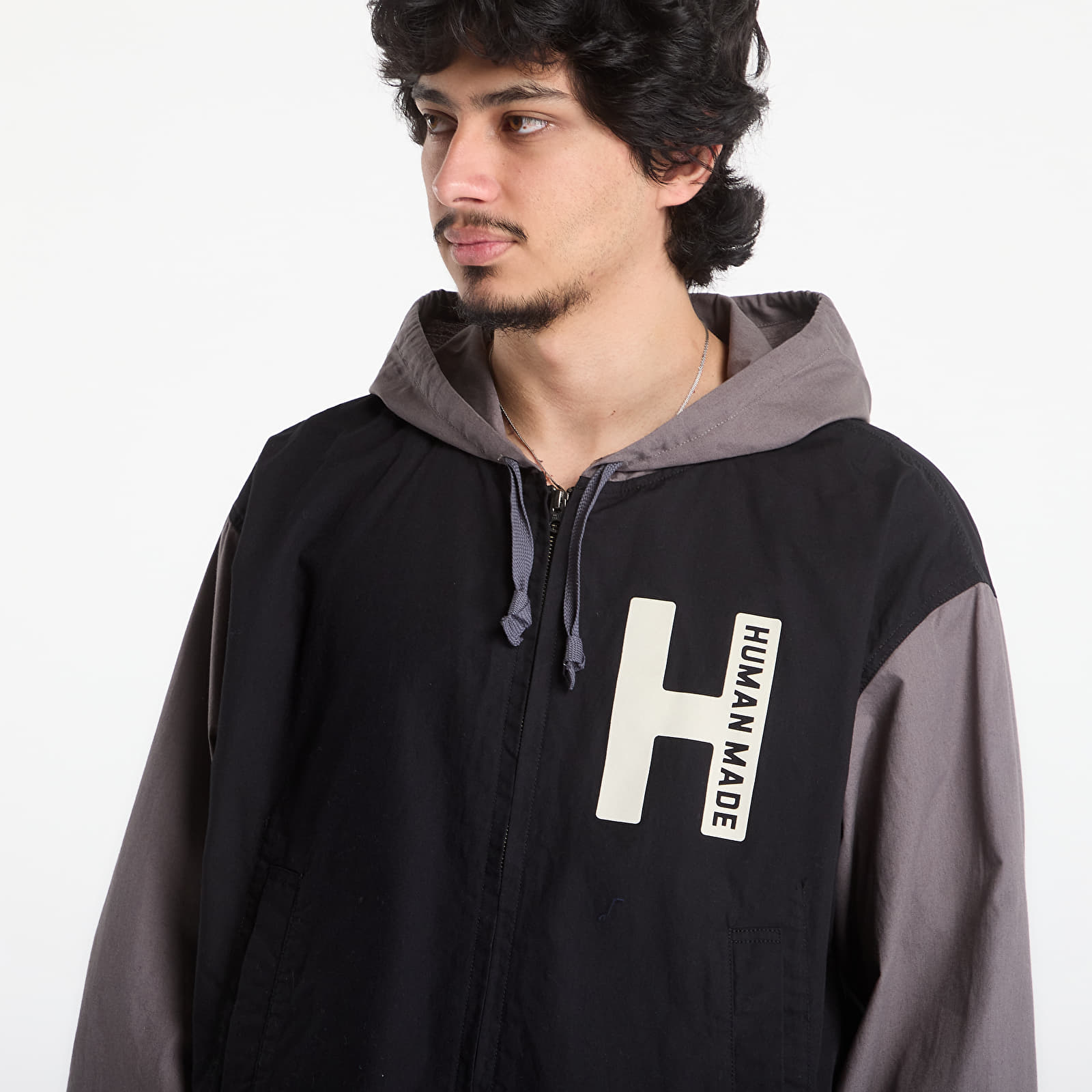 Vyriškos striukės HUMAN MADE Hooded Jacket UNISEX Black