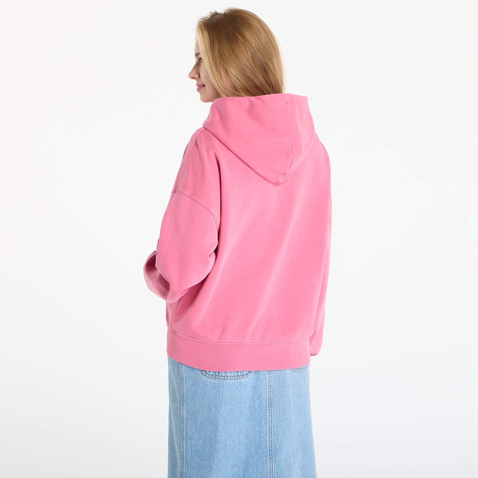 Mikinas ar kapuci un sporta krekli Carhartt WIP Hooded Benton Sweat Jacket UNISEX Primrose