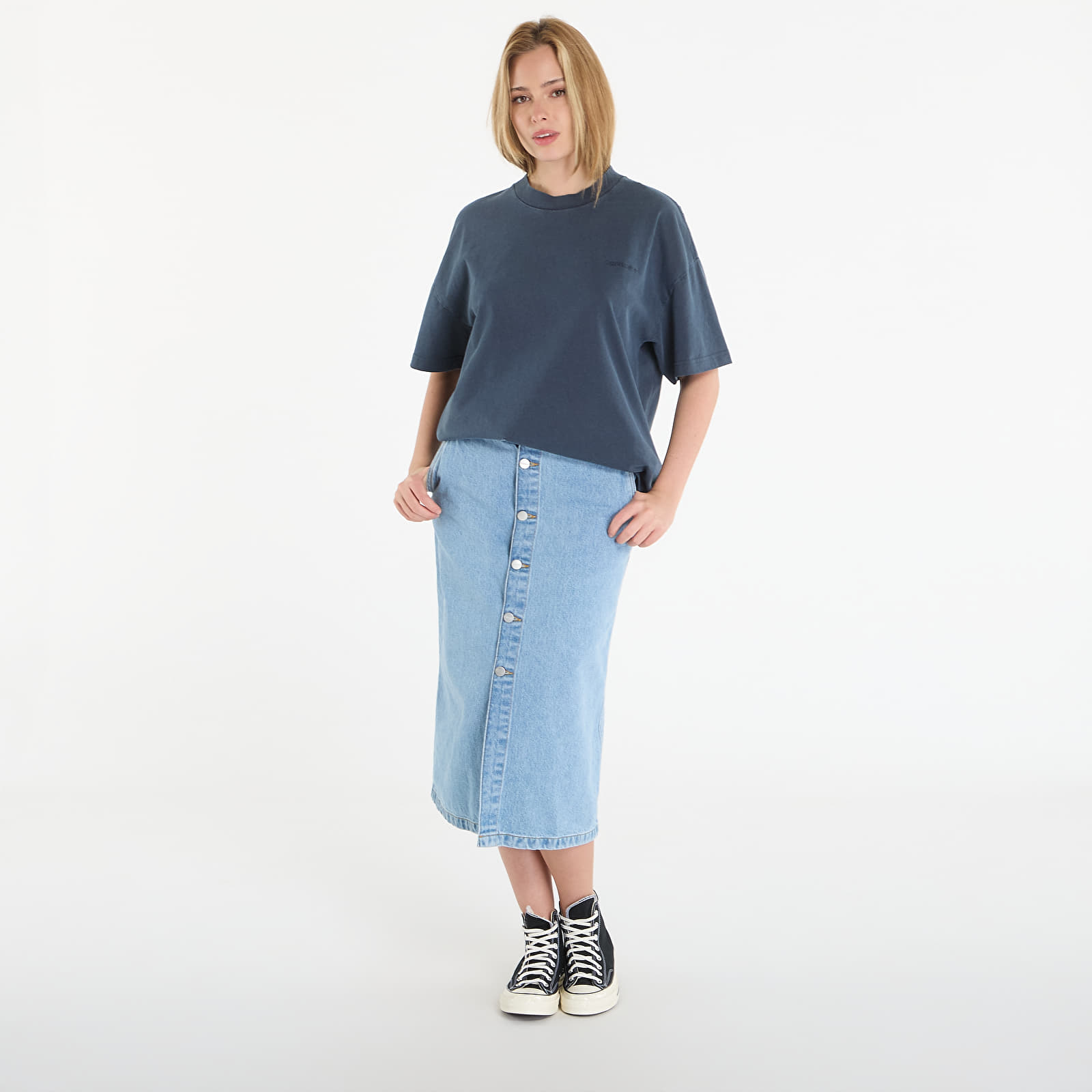 Men's T-shirts Carhartt WIP S/S Benton T-Shirt UNISEX Carbon