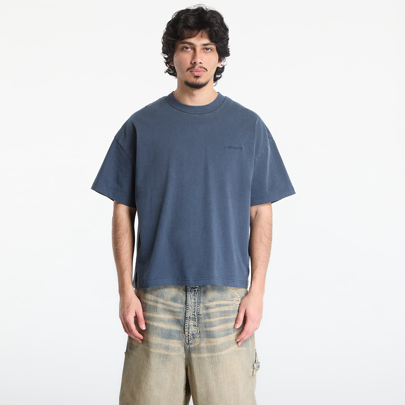 Тениска Carhartt WIP S/S Benton T-Shirt UNISEX Carbon XXL