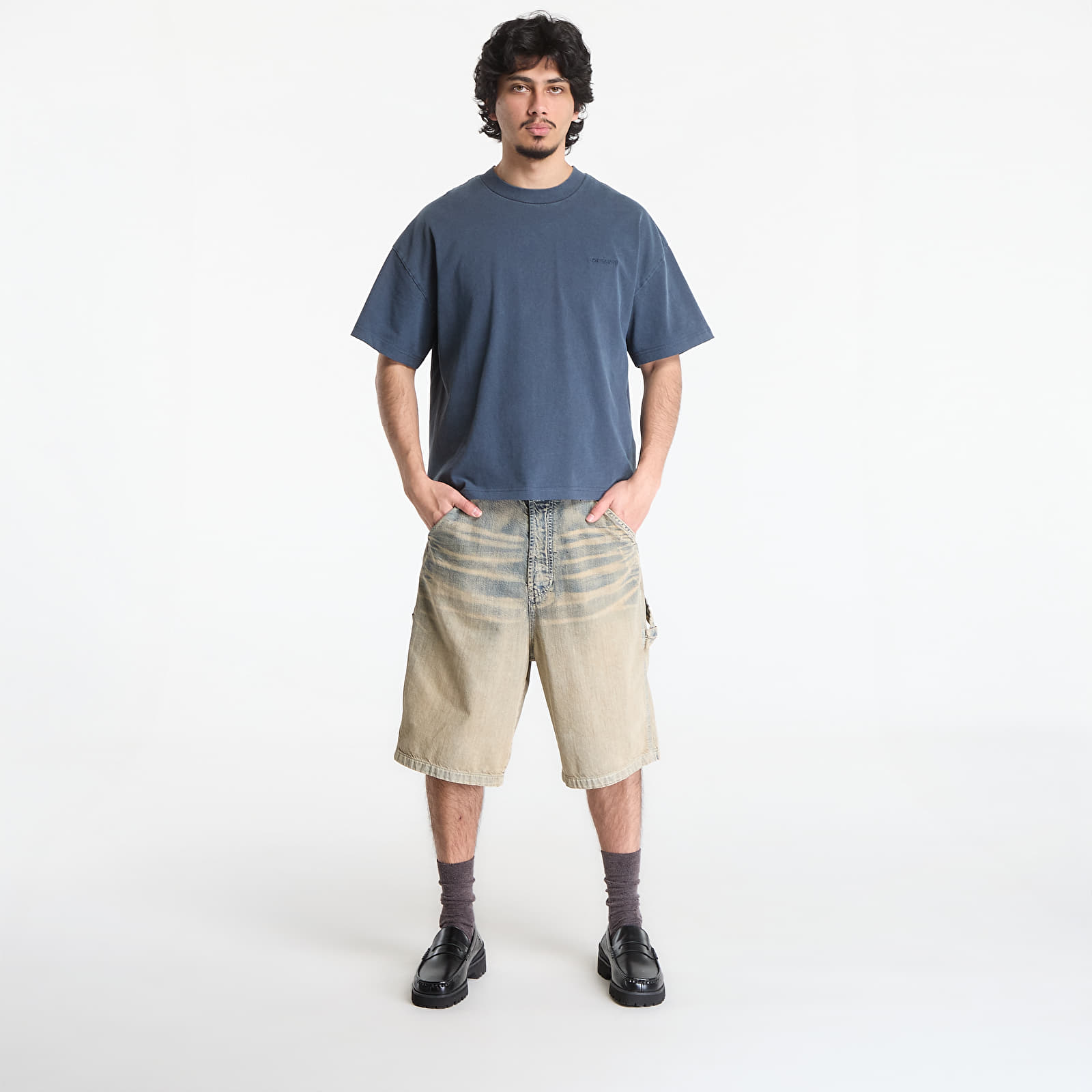 Men's T-shirts Carhartt WIP S/S Benton T-Shirt UNISEX Carbon