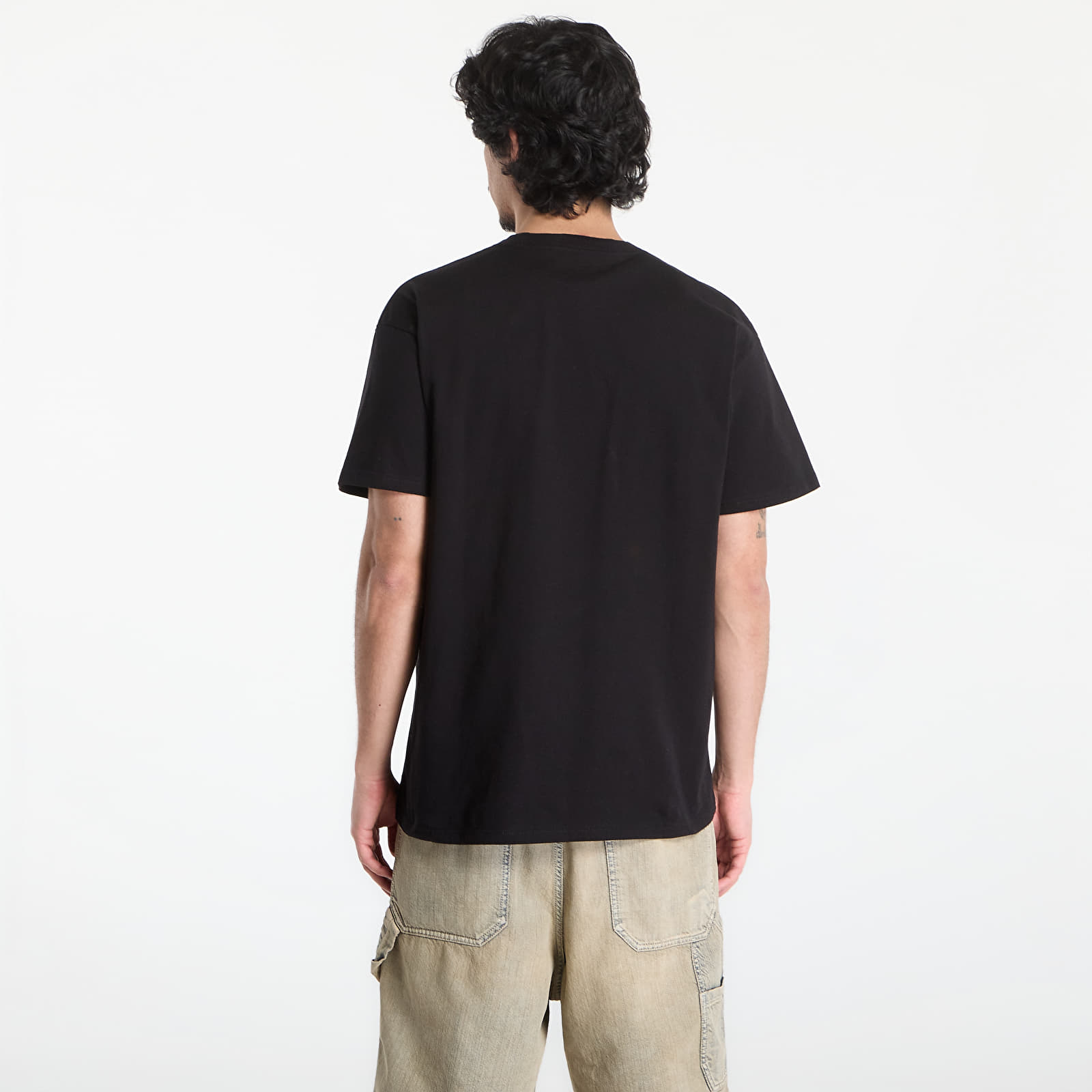 T-shirts för män Carhartt WIP S/S Longhand Pocket T-Shirt UNISEX Black/ White