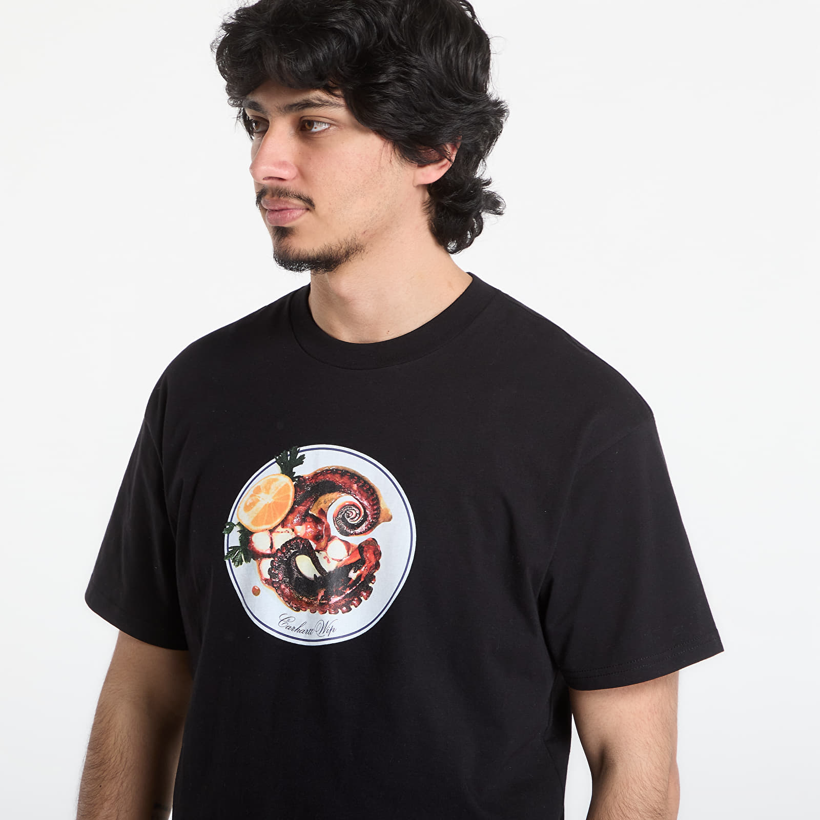 Majice T-shirt Carhartt WIP S/S Octopus T-Shirt UNISEX Black
