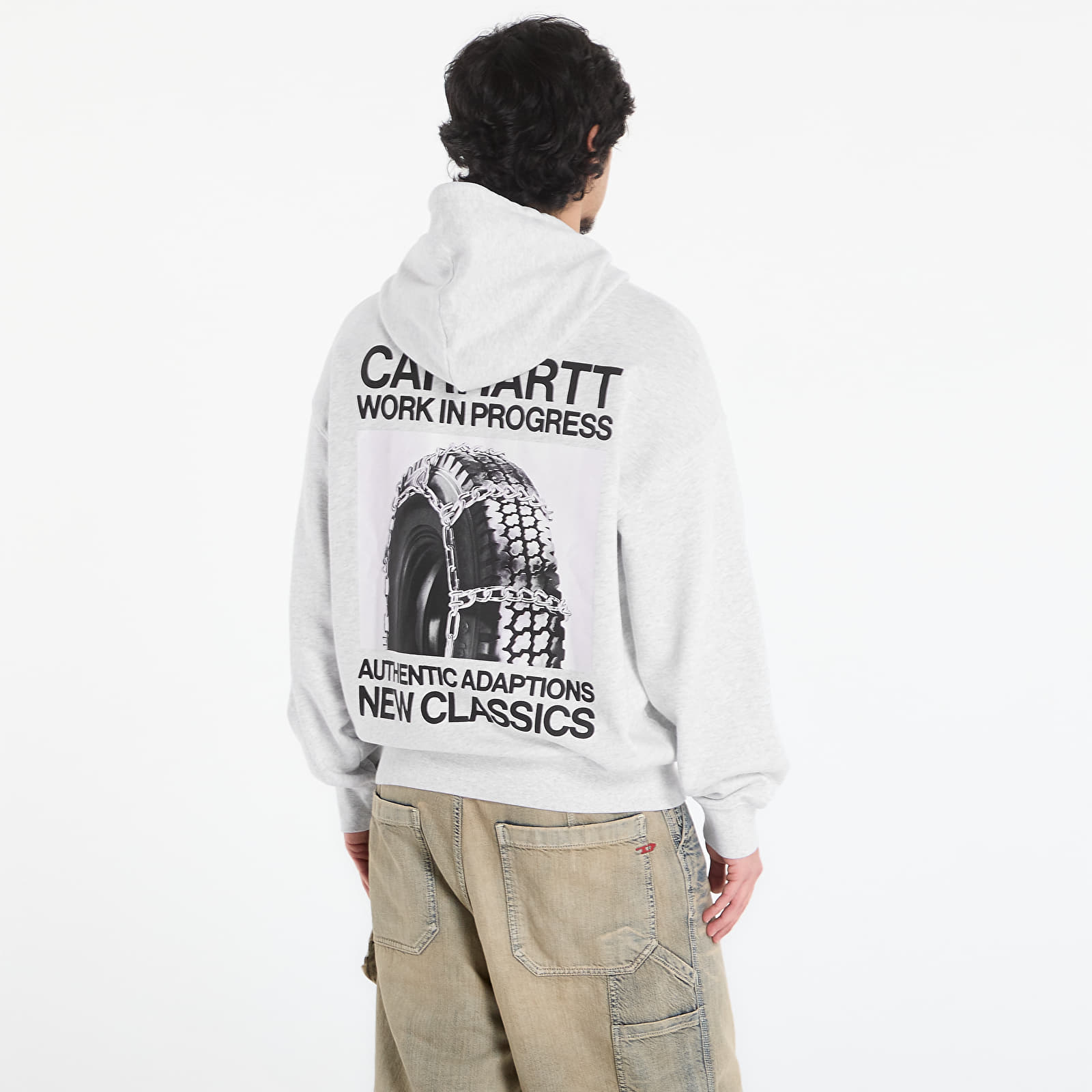 Kapuutsikud ja kampsunid Carhartt WIP Hooded Sean Hamilton Sweat UNISEX Ash Heather