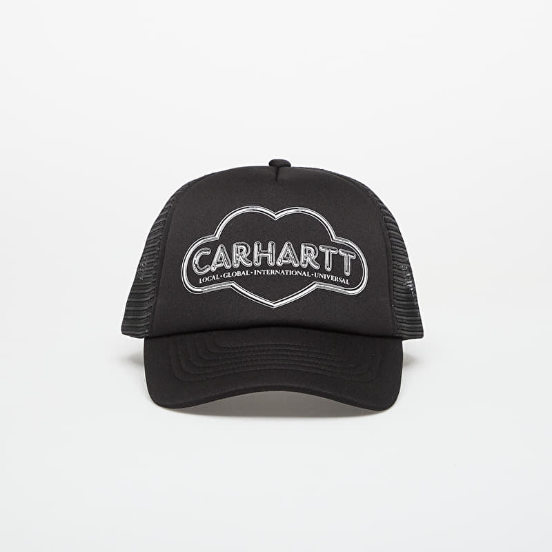 Kšiltovka Carhartt WIP Cloud Heart Trucker Cap Black