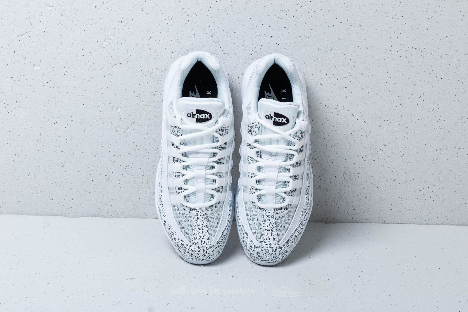Men s shoes Nike Air Max 95 SE White White White Black Footshop