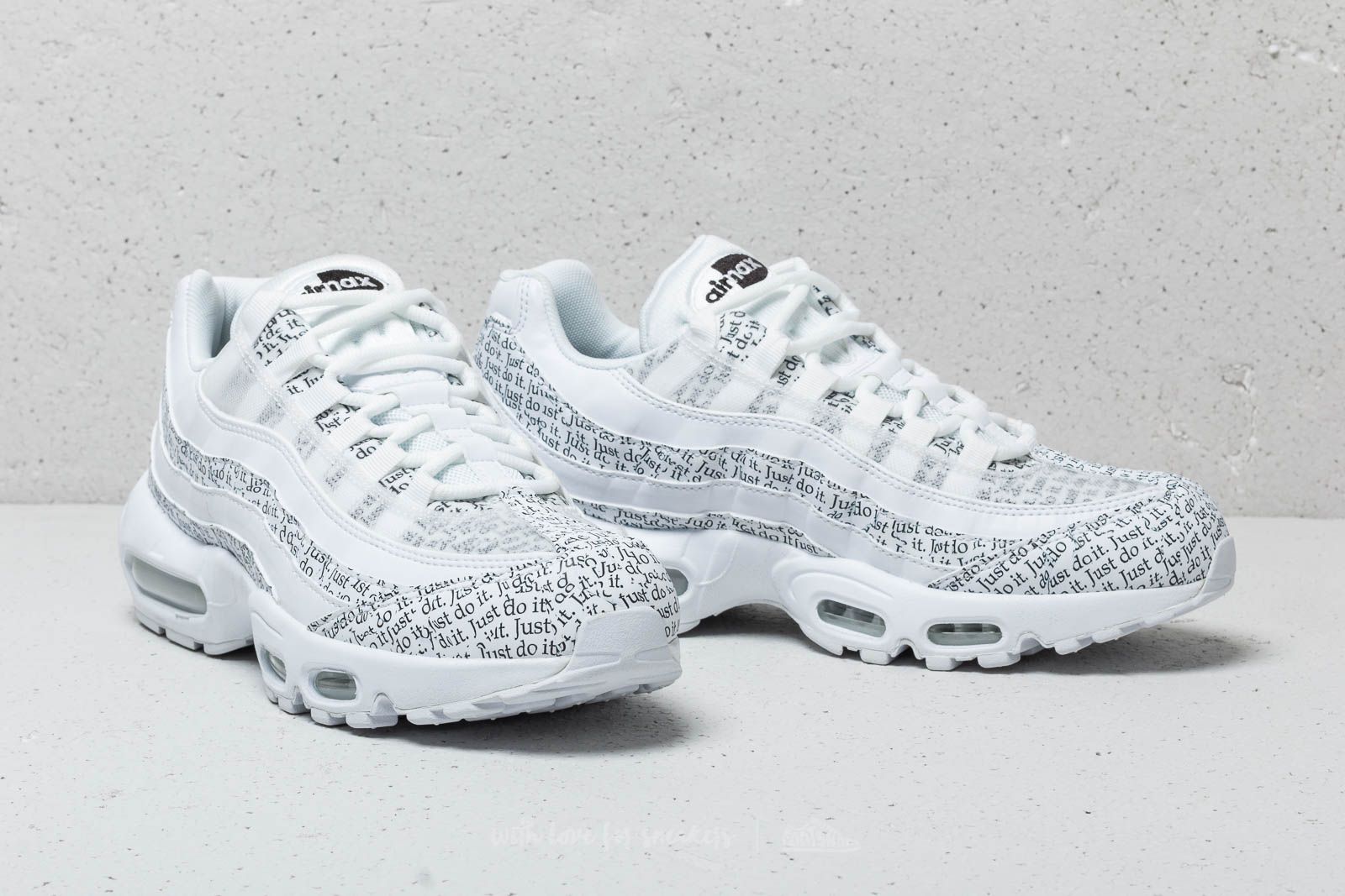 Men s shoes Nike Air Max 95 SE White White White Black Footshop