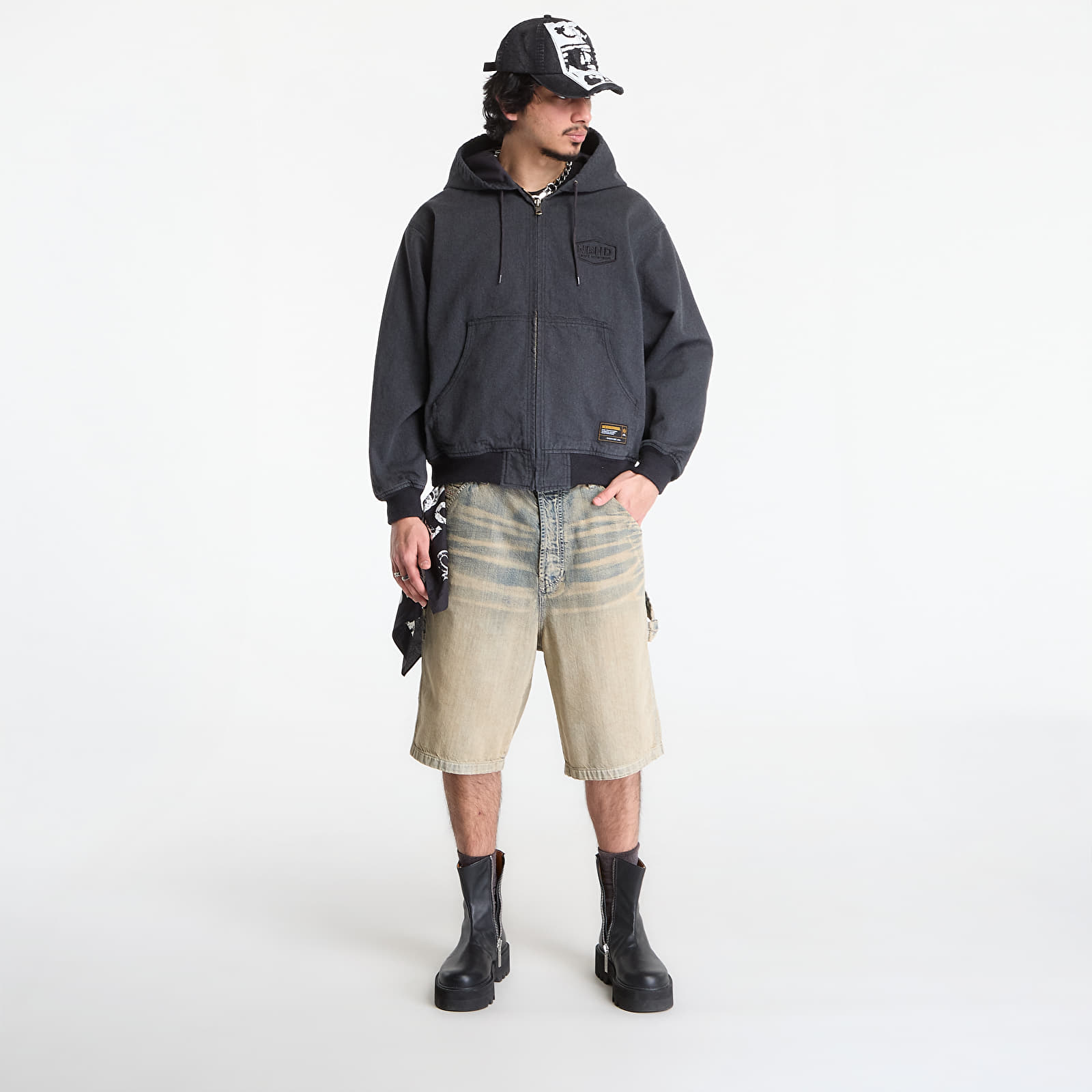 Куртки NEIGHBORHOOD Zip Hooded Jacket Black