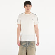 FRED PERRY Contrast Tape Ringer T-Shirt Ecru/ Navy