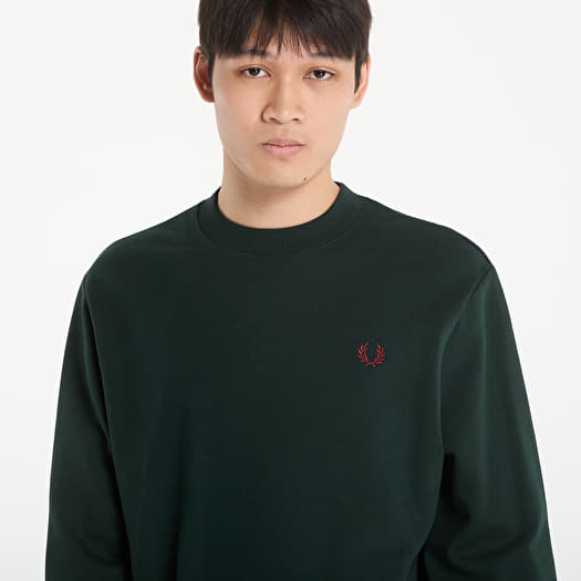 Мужские худи FRED PERRY Crew Neck Sweatshirt Grsrts/ Stkbl/ Oxb