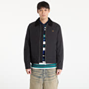 FRED PERRY Cotton Caban Jacket Black