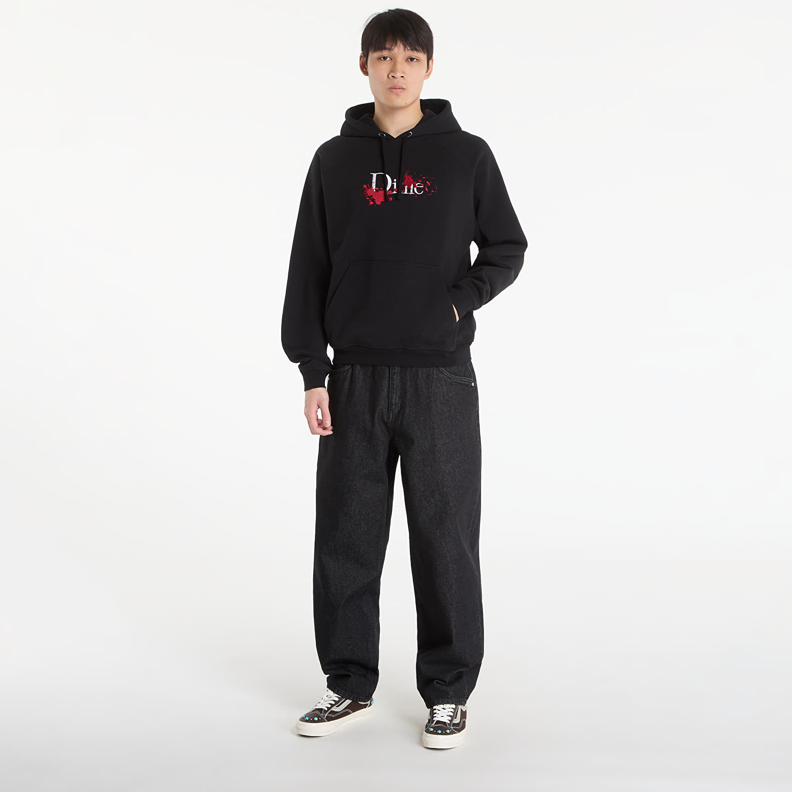 Hoodies and sweatshirts  DIME Classic Bloody Hoodie UNISEX Black