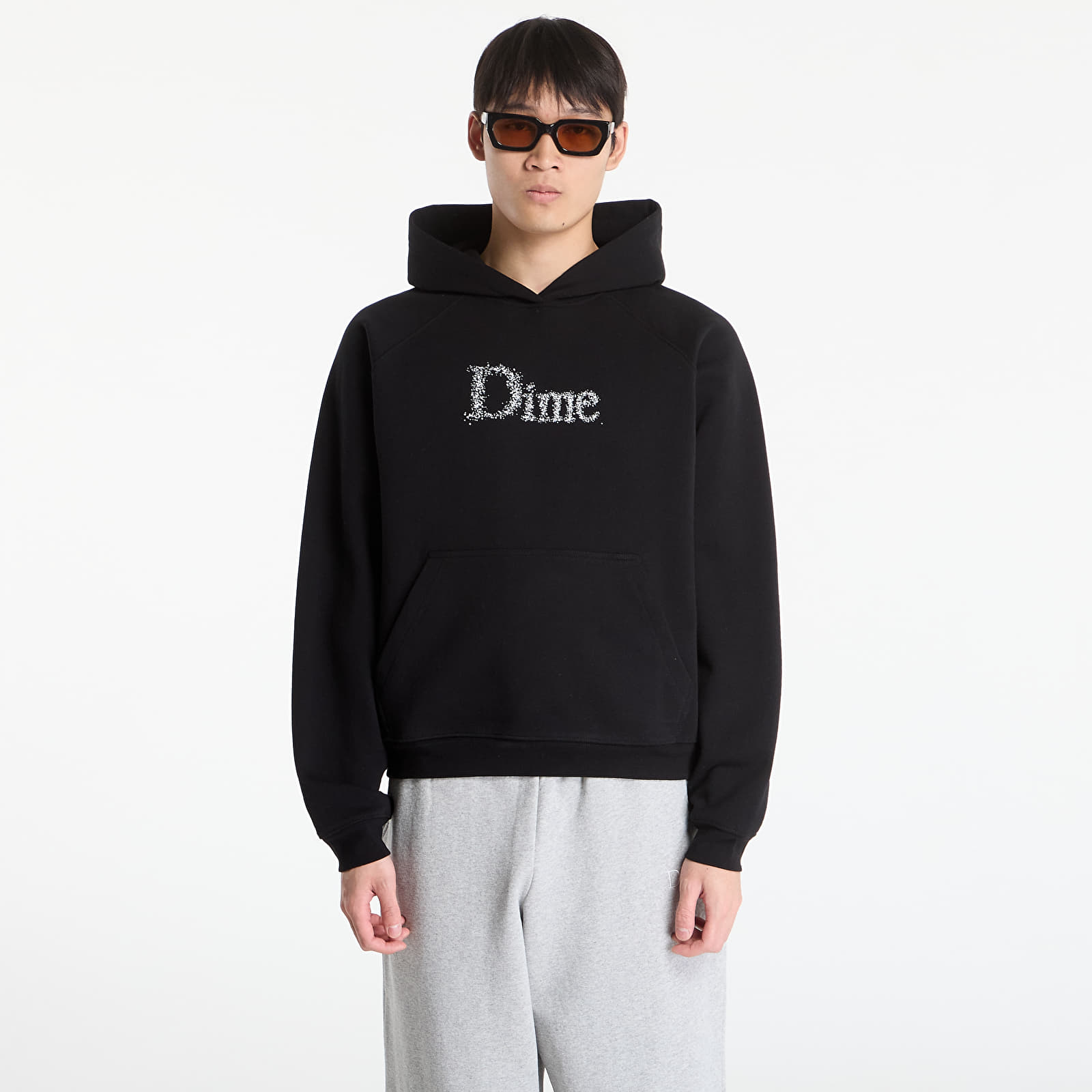 Men's hoodies DIME Classic Sagan Hoodie UNISEX Black