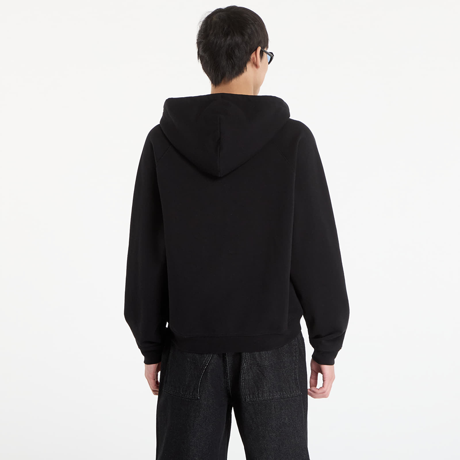 Vīriešu kapuces DIME Classic Small Logo Zip Hoodie UNISEX Black