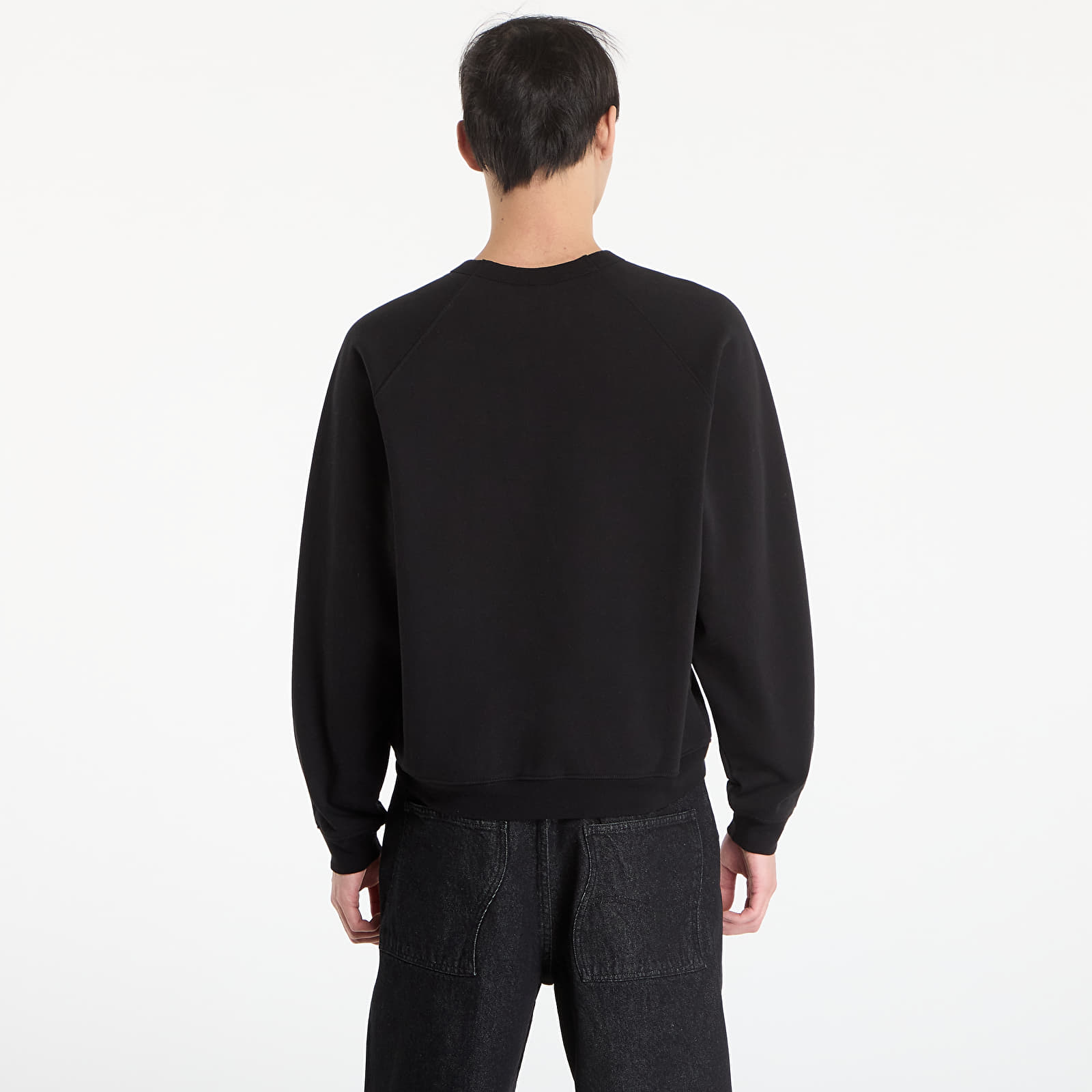 Hoodies für Männer DIME Classic Small Logo Crewneck UNISEX Black