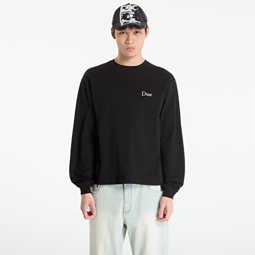 T-krekls DIME Classic Small Logo LS T-Shirt UNISEX Black