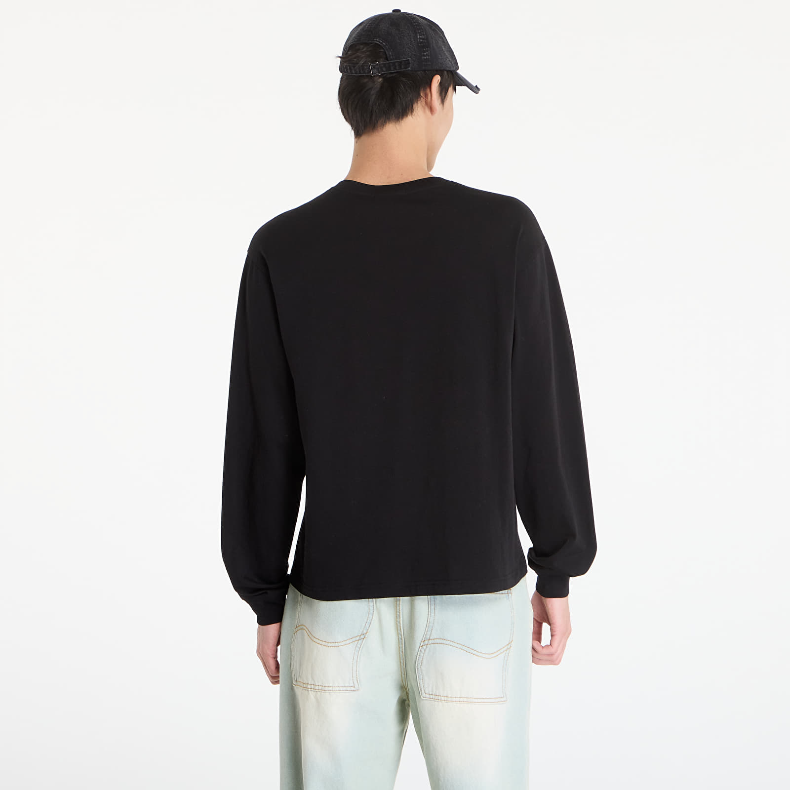 T-shirts DIME Classic Small Logo LS T-Shirt UNISEX Black