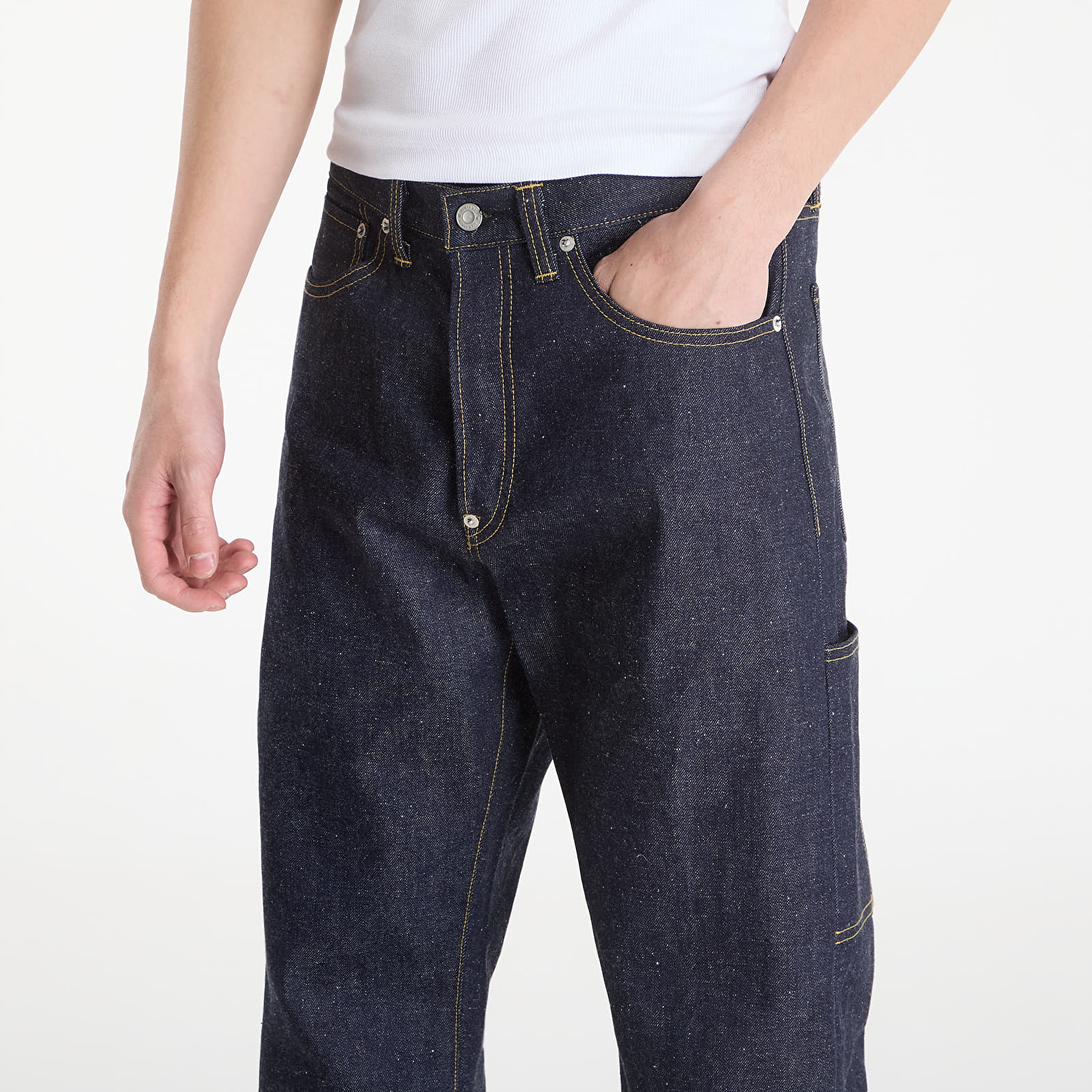 Pánske jeans  HUMAN MADE Straight Denim Pants Past Indigo