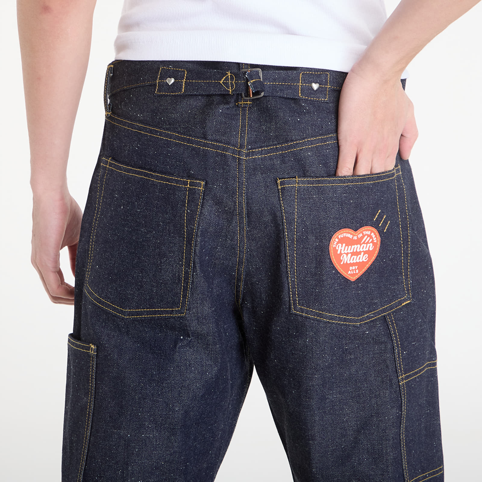 Pánske jeans  HUMAN MADE Straight Denim Pants Past Indigo